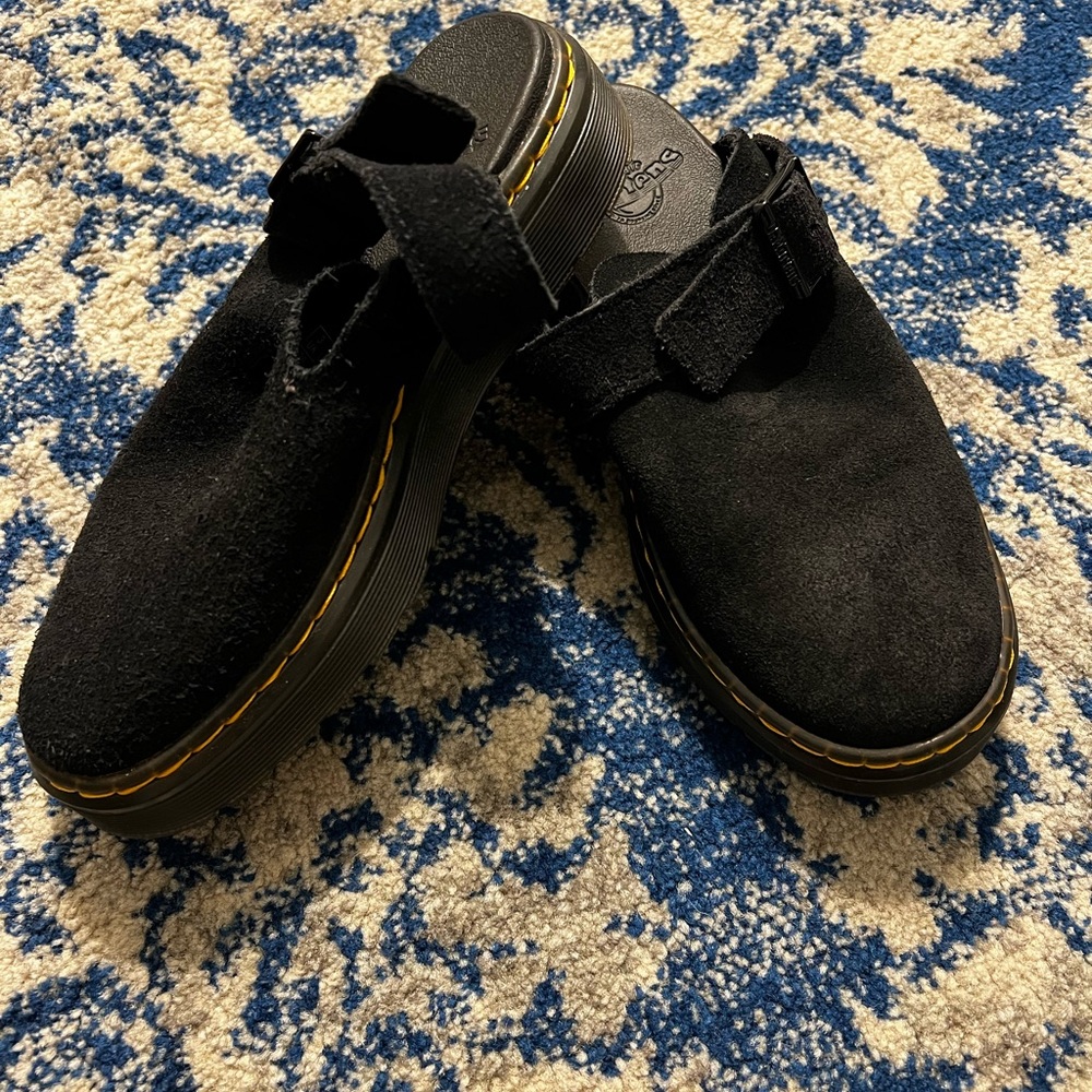 Dr. Martens Black Slip-Ons